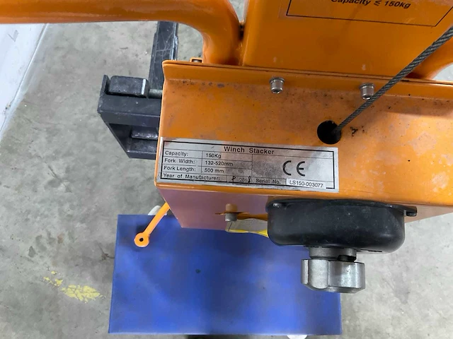 Intra mat winch stacker - afbeelding 4 van  5