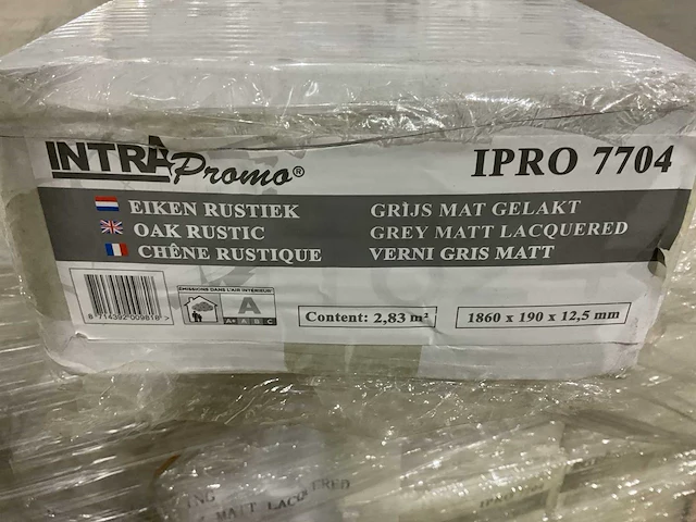 Intra promo eiken rustiek grijs mat gelakt 113,2m2 houten vloer - afbeelding 5 van  5