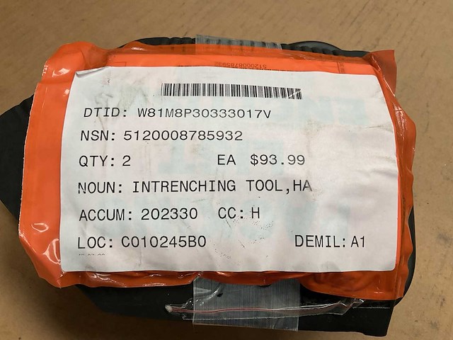 Intrenching tool (2x) - afbeelding 4 van  4