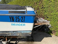 Invader mercury v6 v210 cc speedboot met trailer - afbeelding 4 van  35