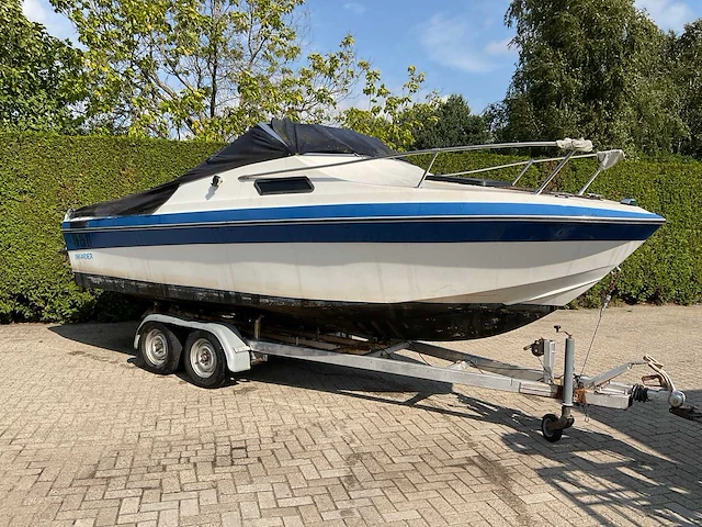 Invader mercury v6 v210 cc speedboot met trailer - afbeelding 1 van  35