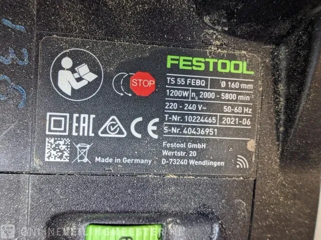 Invalcirkelzaag met stofafzuiging festool - afbeelding 6 van  9