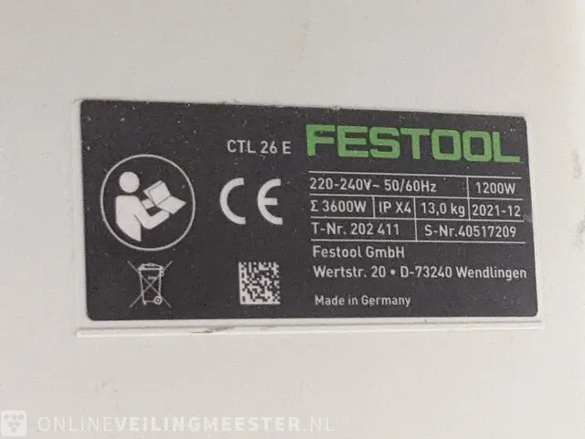 Invalcirkelzaag met stofafzuiging festool - afbeelding 9 van  9