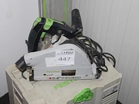 Invalzaag festool ts55 ebq met geleider 140 cm. - afbeelding 1 van  3