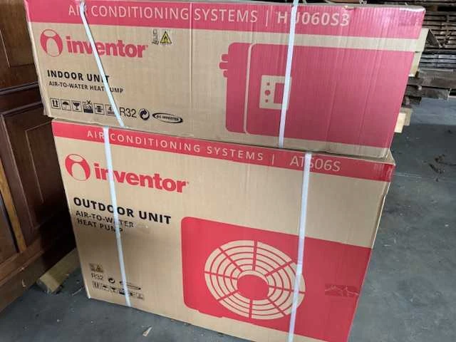 Inventor - 4 kw lucht-water - ats04s/hu060s3 - warmtepomp set binnen en buiten unit - afbeelding 6 van  6