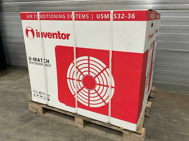 Inventor airco buitendeel 1 op 1 u5mrs32-36 r32 inverter 10,55kw inventor - afbeelding 2 van  9