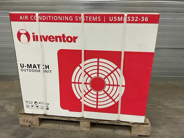 Inventor airco buitendeel 1 op 1 u5mrs32-36 r32 inverter 10,55kw inventor - afbeelding 3 van  9