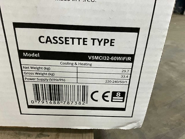 Inventor v5mci32-60wifir airco cassetteunit 15kw - afbeelding 7 van  10