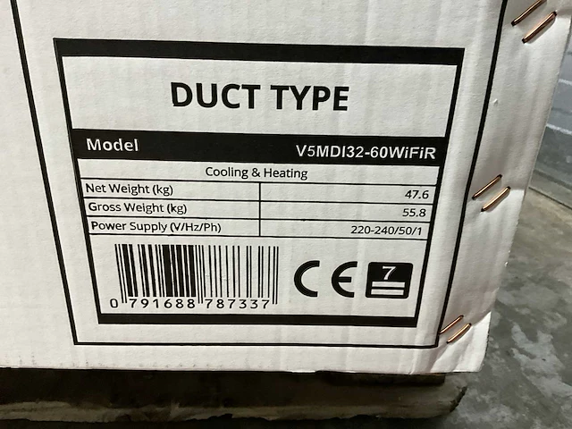 Inventor v5mdi32-60wifir airconditioning binnenunit 15kw - afbeelding 7 van  9