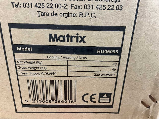 Inventor warmtepomp set binnen en buitenunit 4kw - afbeelding 8 van  18