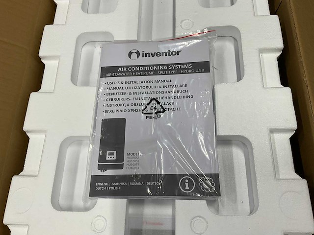 Inventor warmtepomp set binnen en buitenunit 4kw - afbeelding 10 van  18