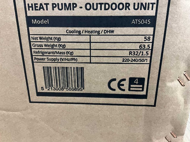 Inventor warmtepomp set binnen en buitenunit 4kw - afbeelding 7 van  18