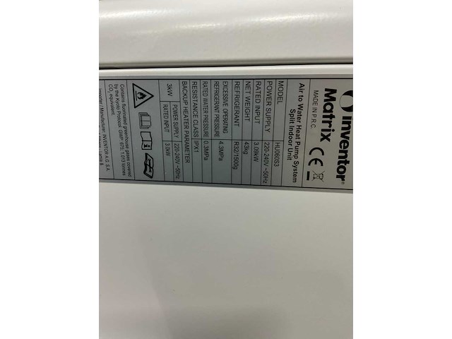 Inventor warmtepomp set binnen en buitenunit 6kw - afbeelding 3 van  14