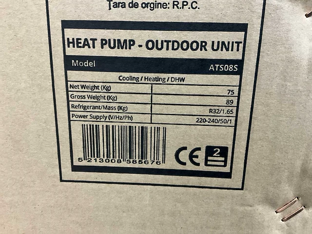 Inventor warmtepomp set binnen en buitenunit 8kw - afbeelding 16 van  18