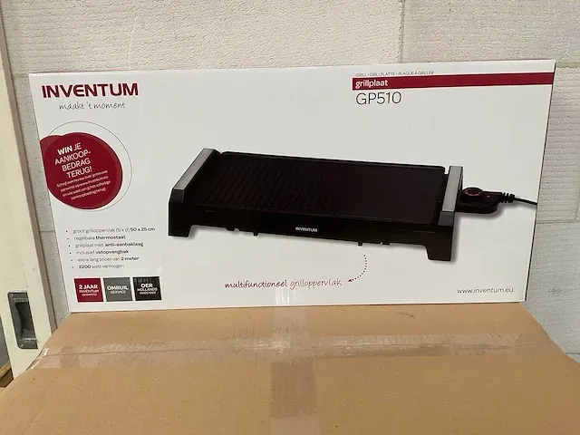 Inventum - gp510 - grillplaat 50x25 cm (2x) - afbeelding 3 van  5