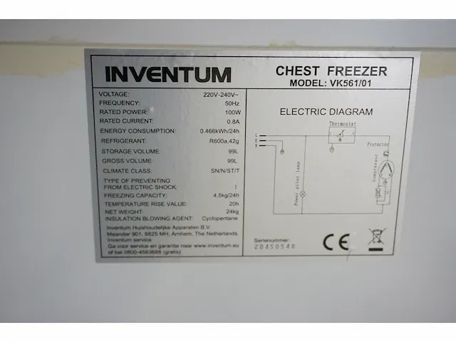 Inventum - vriezer - afbeelding 6 van  6