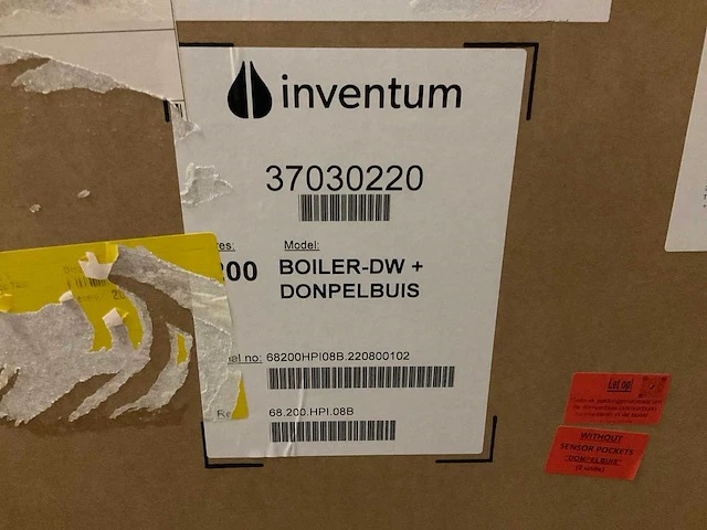 Inventum 37030220 warmtepompboiler - afbeelding 1 van  4