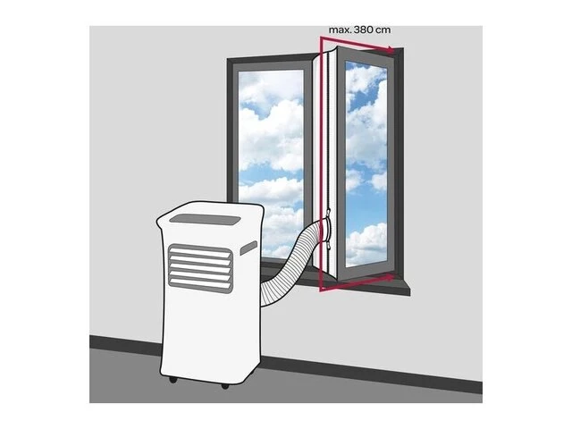Inventum ac701 - mobiele airconditioner - airco - 3-in-1 functie - afstandsbediening - tot 60 m - afdichtingskit - wit - afbeelding 3 van  5