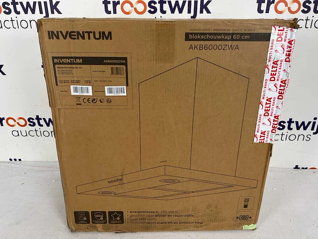 Inventum akb6000zwa afzuigkap - afbeelding 1 van  1