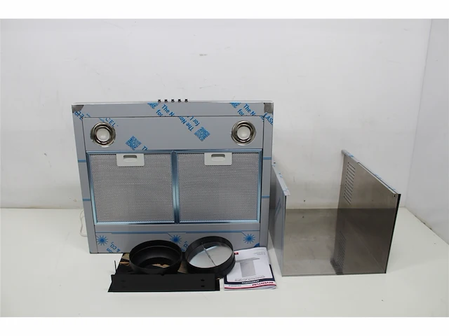 Inventum akb6005rvs - wandschouw afzuigkap - 60 cm - 630 m3/h - 3 standen - energieklasse a - rvs - afbeelding 2 van  2