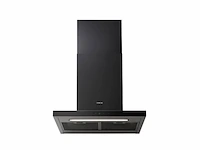Inventum akb6015zwa wandschouw afzuigkap 60 cm 700 m3/h 4 standen energieklasse a++ zwart - afbeelding 1 van  3