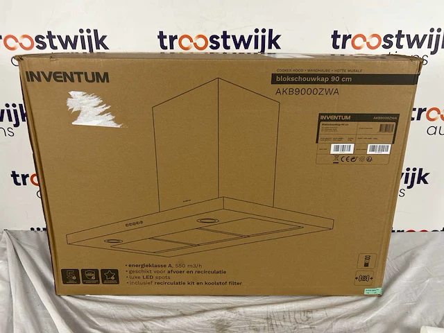 Inventum akb9000zwa - afzuigkap - afbeelding 2 van  2