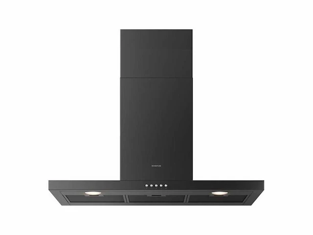 Inventum akb9005zwa - wandschouw afzuigkap - 90 cm - afbeelding 1 van  3