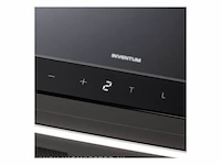 Inventum akb9015zwa - wandschouw afzuigkap - 90 cm - zwart - afbeelding 2 van  4