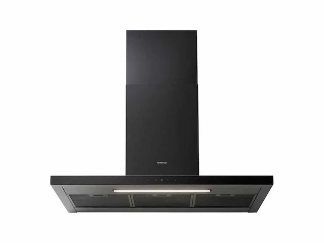 Inventum akb9015zwa - wandschouw afzuigkap - 90 cm - afbeelding 1 van  3