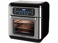 Inventum gf1200hld airfryer 12 liter 8 programma's 5 accessoires 1500 watt zwart/rvs - afbeelding 2 van  5
