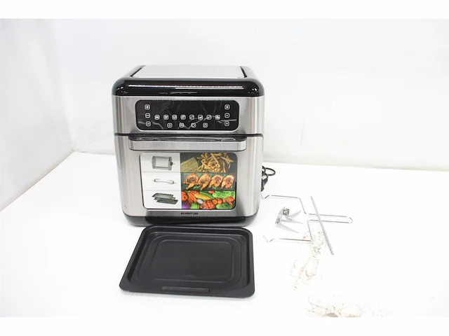 Inventum gf1200hld airfryer 12 liter 8 programma's 5 accessoires 1500 watt zwart/rvs - afbeelding 5 van  5