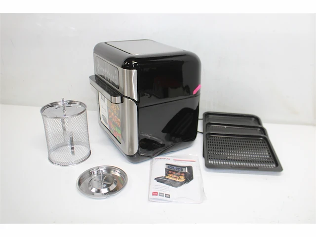 Inventum gf1200hld airfryer oven 12 liter 8 programma's 1500 watt zwart/rvs - afbeelding 5 van  6
