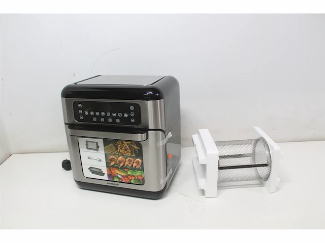 Inventum gf1200hld airfryer oven 12 liter 8 programma's 5 accessoires zwart/rvs - afbeelding 5 van  6