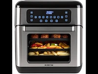 Inventum gf1200hld airfryer oven hetelucht friteuse 12 liter 8 programma's zwart/rvs - afbeelding 1 van  6