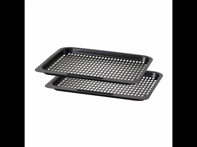Inventum gf1200hld airfryer oven hetelucht friteuse 12 liter 8 programma's zwart/rvs - afbeelding 3 van  6