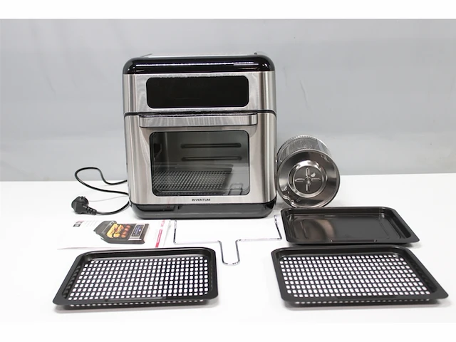 Inventum gf1200hld airfryer oven met roterende mand inhoud 12 liter zwart/rvs - afbeelding 5 van  5
