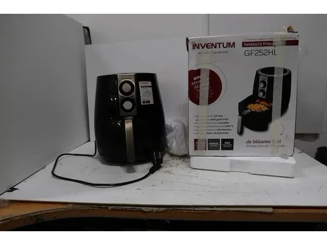 Inventum gf252hl airfryer / heteluchtfriteuse - afbeelding 2 van  4