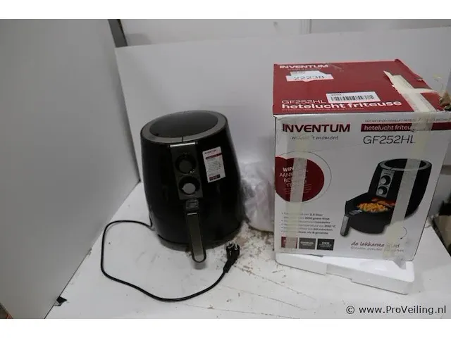 Inventum gf252hl airfryer / heteluchtfriteuse - afbeelding 4 van  4