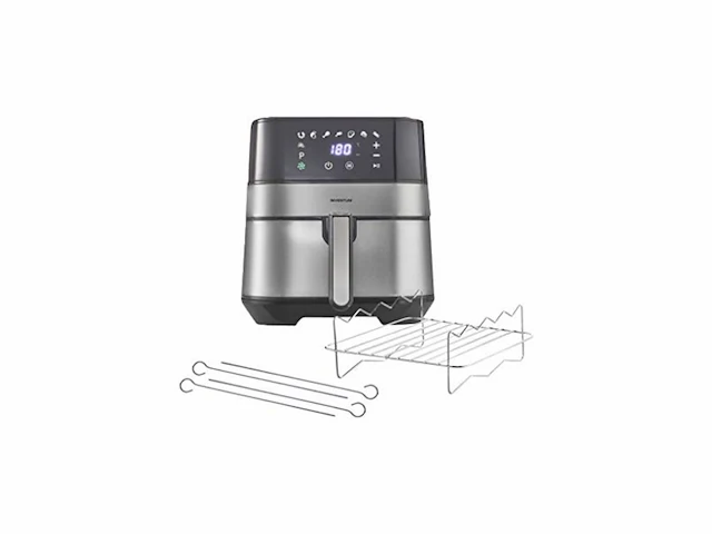 Inventum gf500hld heteluchtfriteuse 5 l 1700 w wart roestvrijstaal - afbeelding 3 van  6