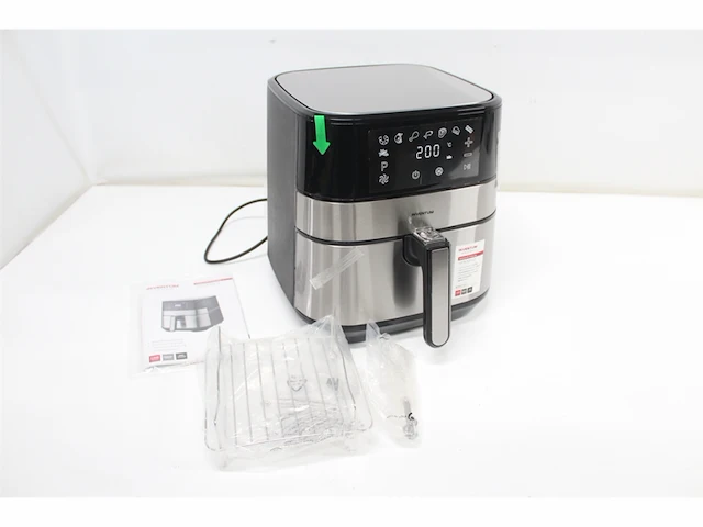 Inventum gf500hld heteluchtfriteuse 5 l 1700 w wart roestvrijstaal - afbeelding 5 van  6