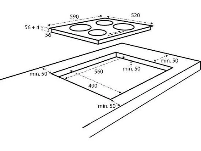 Inventum iki6035 kookplaat - afbeelding 4 van  6