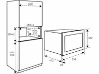 Inventum imc3834gt combi-oven - afbeelding 2 van  4