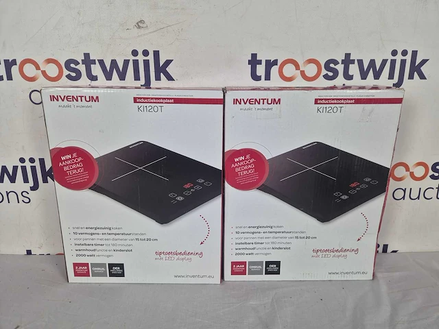 Inventum ki120t - inductie kookplaat - afbeelding 2 van  2