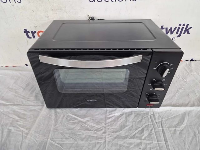 Inventum ov307b - vrijstaande heteluchtoven - draaispit - 30 liter - 1600 watt - 6 programma's - zwart - afbeelding 2 van  2