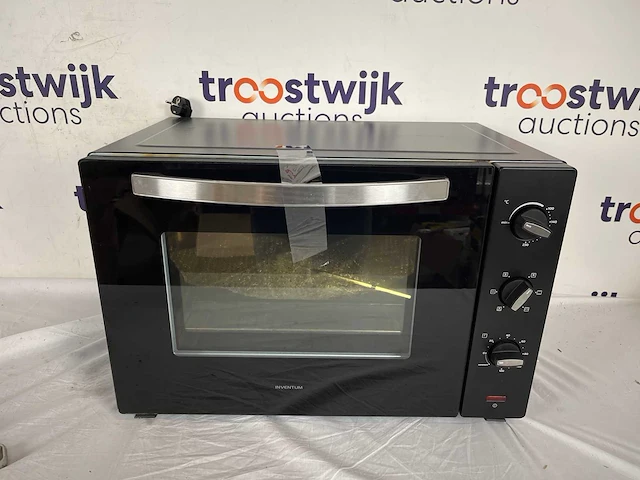 Inventum ov607b - vrijstaande heteluchtoven zwart - afbeelding 2 van  2