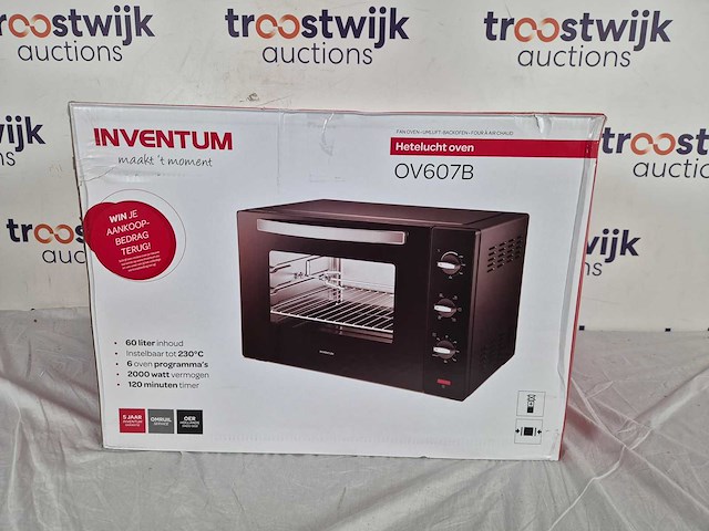 Inventum ov607b - vrijstaande heteluchtoven - afbeelding 2 van  2