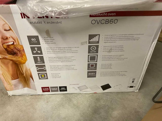 Inventum ovcb60 heteluchtoven - afbeelding 6 van  7