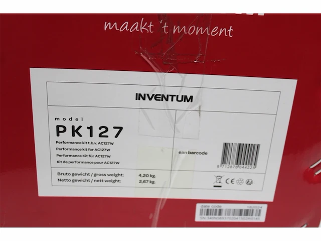 Inventum perfomance kit pk127 geschikt voor o.a. ac127wset/01 - afbeelding 3 van  3