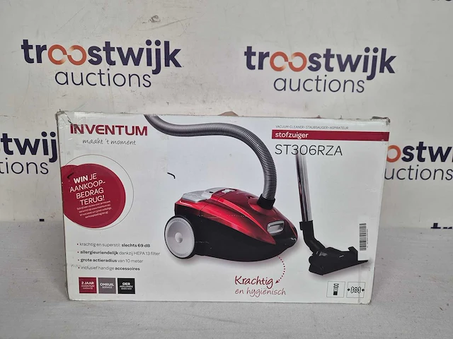 Inventum st306rza - stofzuiger met zak - 3 liter - afbeelding 2 van  3
