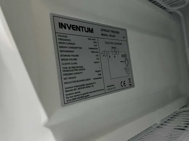 Inventum vr1420 vrieskast - afbeelding 6 van  6